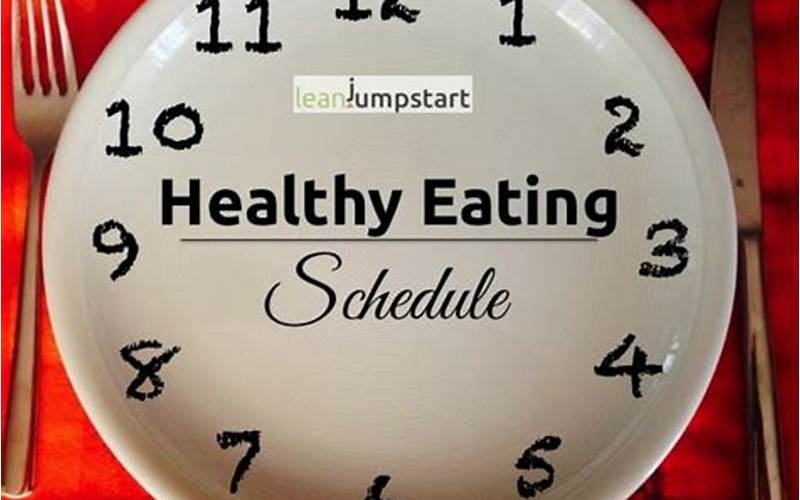 Regular Eating Schedule