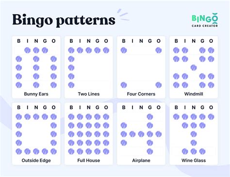 Regular Bingo Patterns
