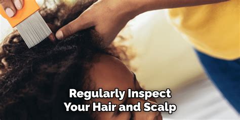 Regularly Inspect and Comb Hair