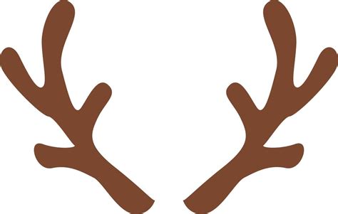 Unleash the Magic of the North Pole with Our Exquisite Reindeer Antler SVG Design