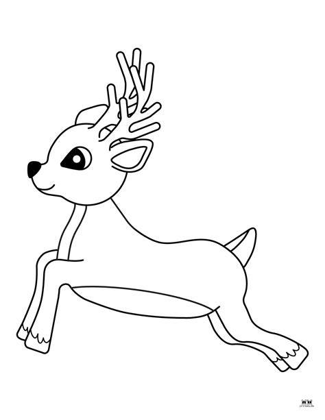Reindeer Color Page