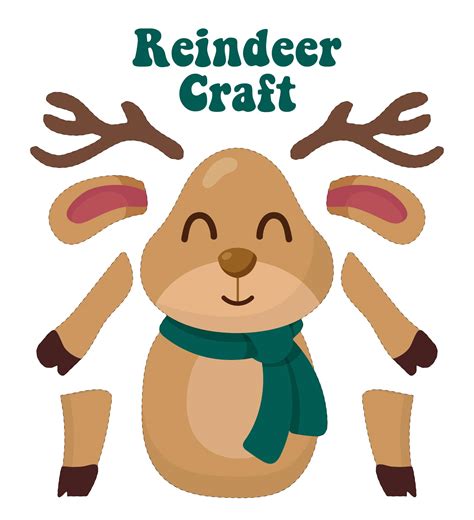 Reindeer Cut Out Pattern