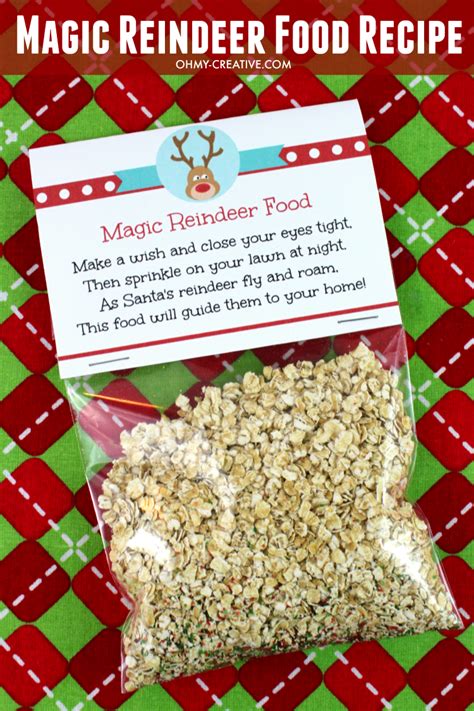 Reindeer Food Recipe Printable