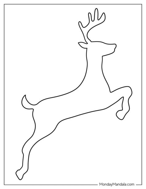 Reindeer Template To Sew