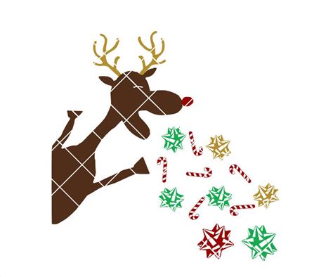 Reindeer Throwing Up Printable