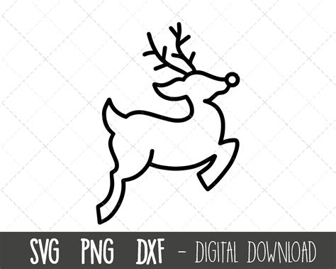 Unleash the Magic of Winter with Reindeer SVG - Your Ultimate Destination for Festive Design Elements
