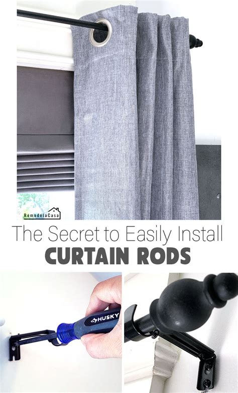 Reinstall Curtain Rod