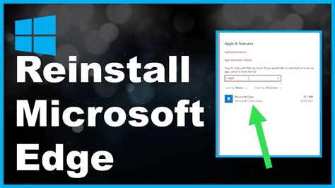 Reinstall Microsoft Edge