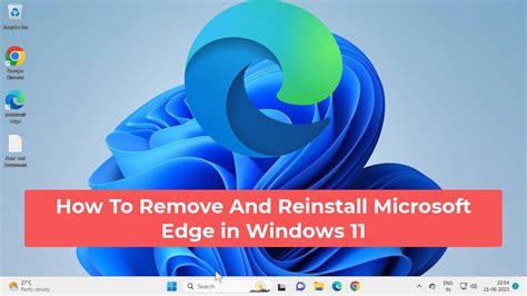 Reinstall Microsoft Edge in Windows 11
