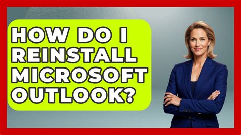 Reinstall Microsoft Outlook
