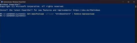Reinstall Microsoft Store App via PowerShell