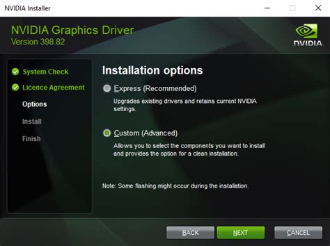 Reinstall NVIDIA Components