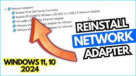 Reinstall Network Adapter