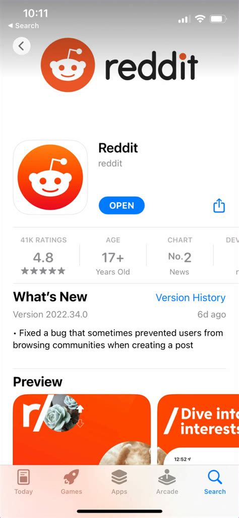 Reinstall Reddit