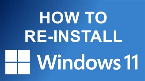 Reinstall Windows 11