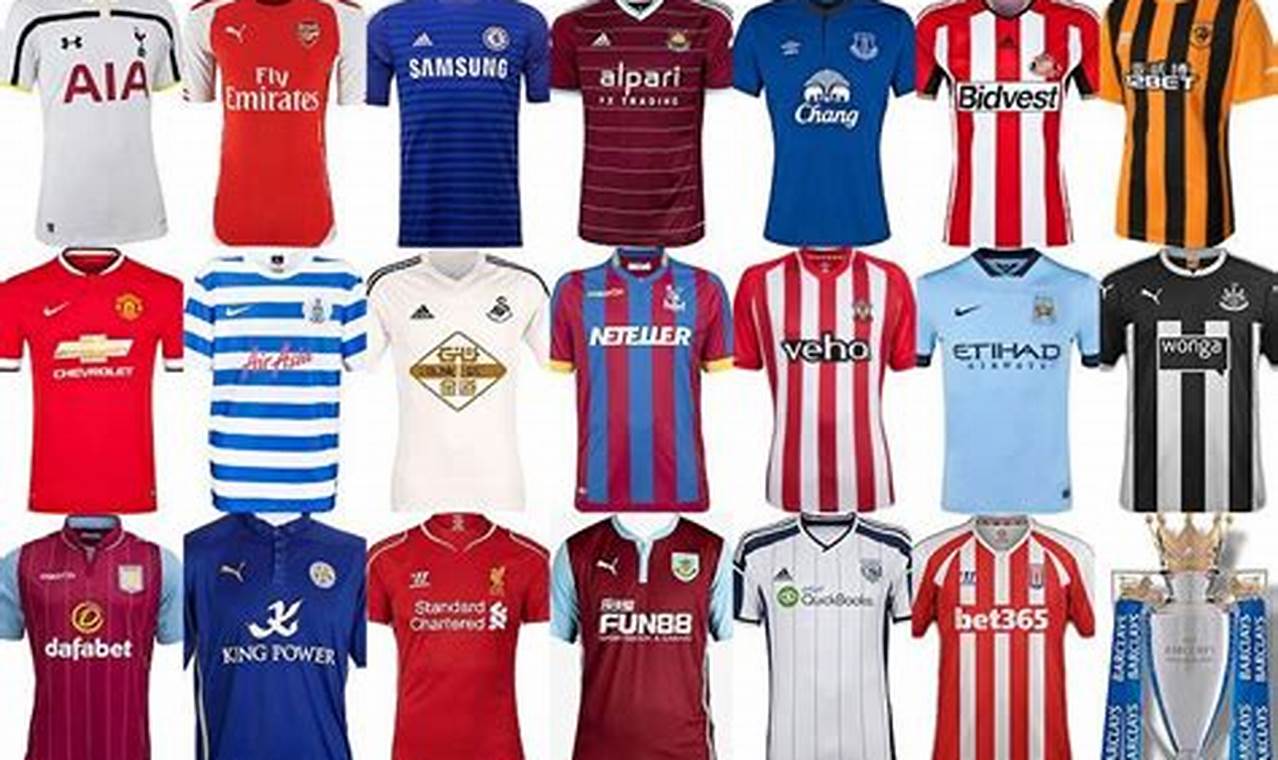 Rekomendasi jersey terbaik liga inggris