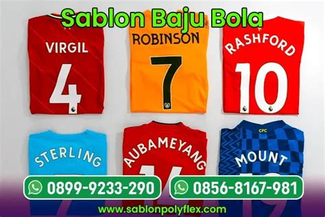 Rekomendasi Sablon Kaos Bola Terdekat