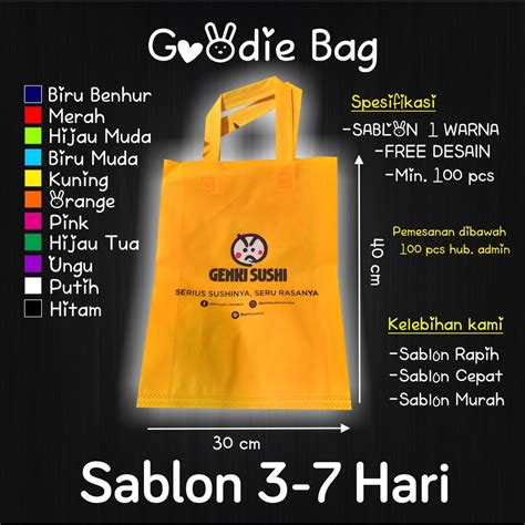 Rekomendasi Sablon Tas Spunbond Probolinggo