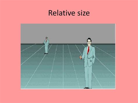 Relative Size Psychology E Ample