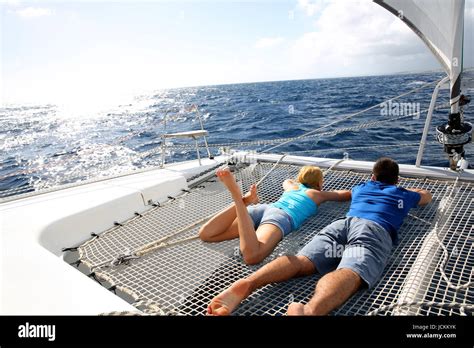 Relaxing Catamaran