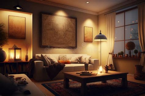 Relaxing Living Room Lighting