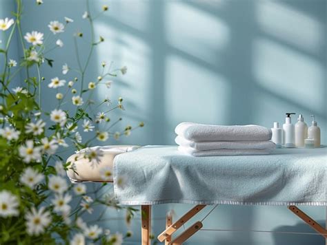 Relaxing spa environment