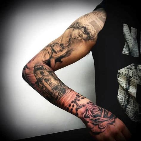 Religious Sleeve Tattoos Designs, Ideas and Meaning