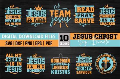 Download Religious Bundle, Jesus Christ Commercial Use DXF Files