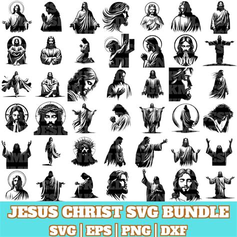 Download Religious Bundle, Jesus Christ Cut Images