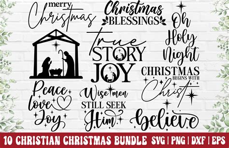 Divine Holiday Cheer: Get Your Free Religious Christmas SVGs Now!