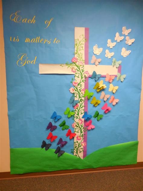 Religious Church Easter Bulletin Boards