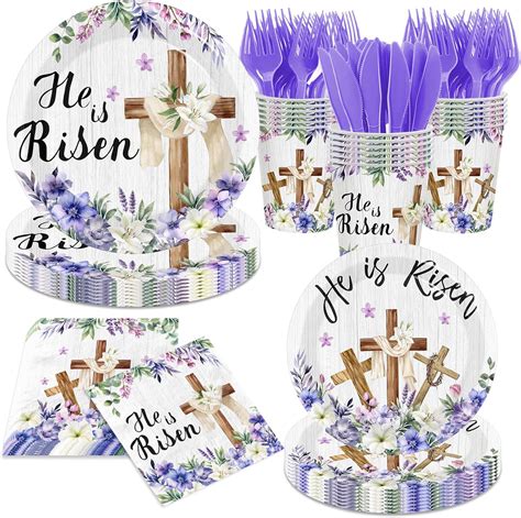Religious Easter Plates And Napkins