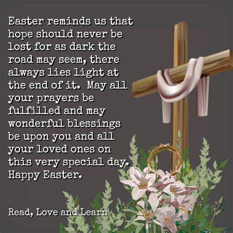 Religious Inspirational Easter Messages