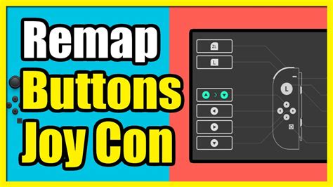 Remap the controller buttons on Nintendo Switch