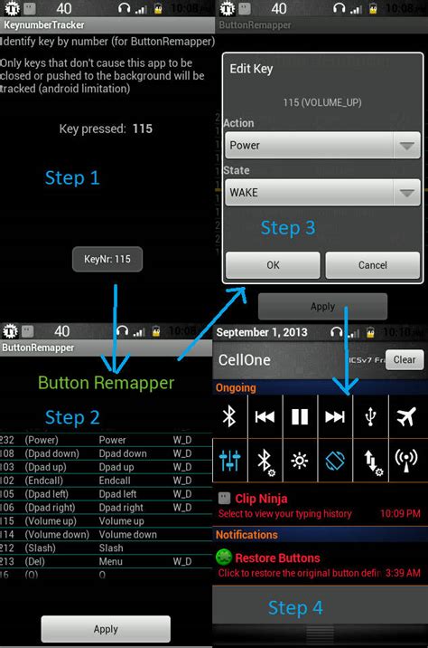Remapping the Hardware Keys on Android
