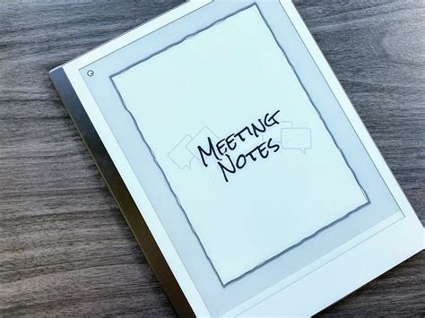 Remarkable 2 Notebook Cover Template