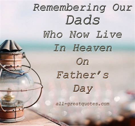 Remembering Father In Heaven