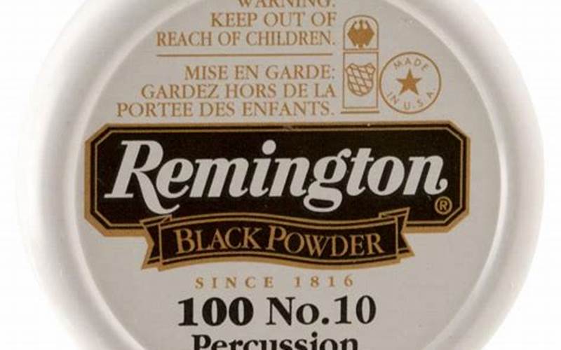 Remington #10 Percussion Caps For Different Firearms