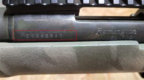 Remington 700 Serial Number Search