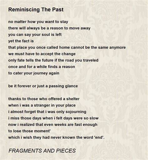 Reminiscing About the Past