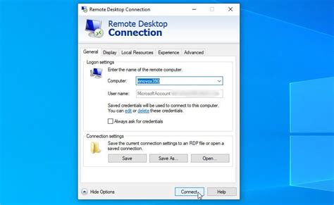 Remote Desktop connecter