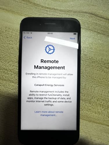 Remotely erase iPhone via your MDM solution
