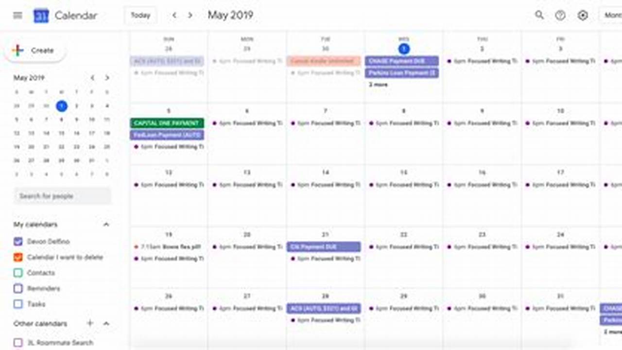 Remove Calendar From Google Calendar App
