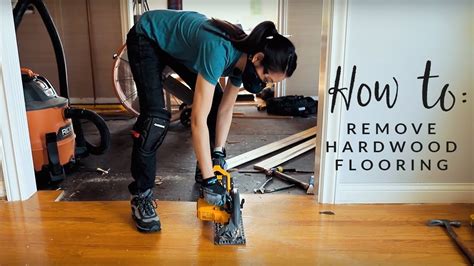 Home Improvement How To REMOVE Hardwood Floors Make It and Love It