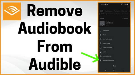 Remove Audiobooks