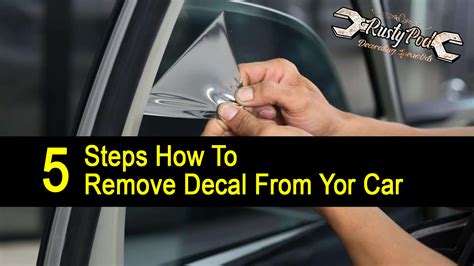 Remove Car Decal Stickers