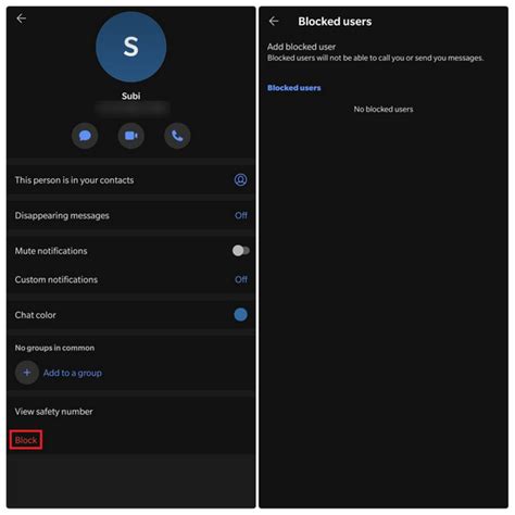 Remove Contacts from Signal Contact List