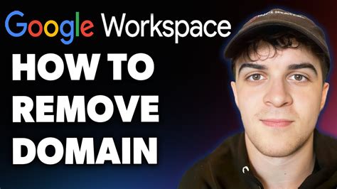 Remove Domain From Google Workspace