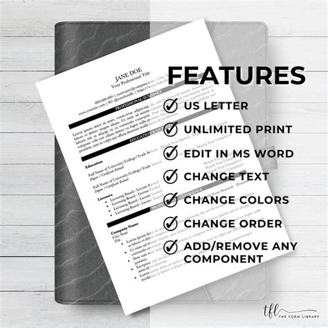 Remove Embedded Text In Word Resume Template