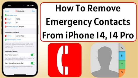 Remove Emergency Contacts on iPhone